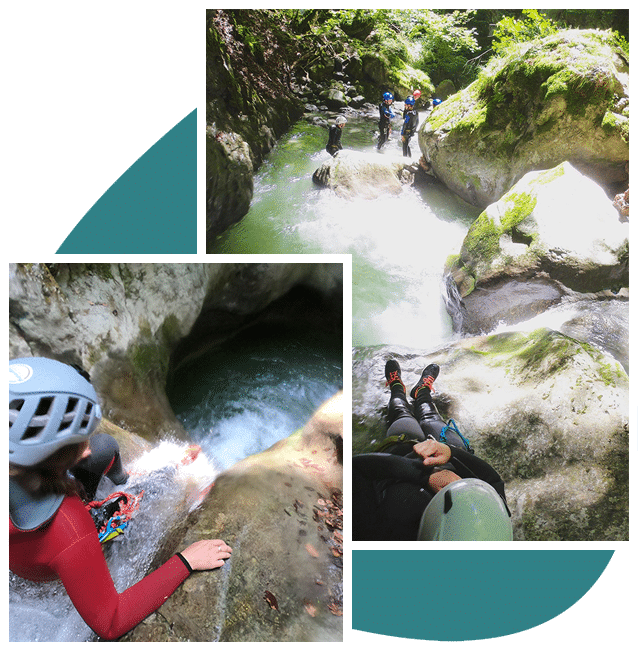 Canyoning Montmin proche d'Annecy