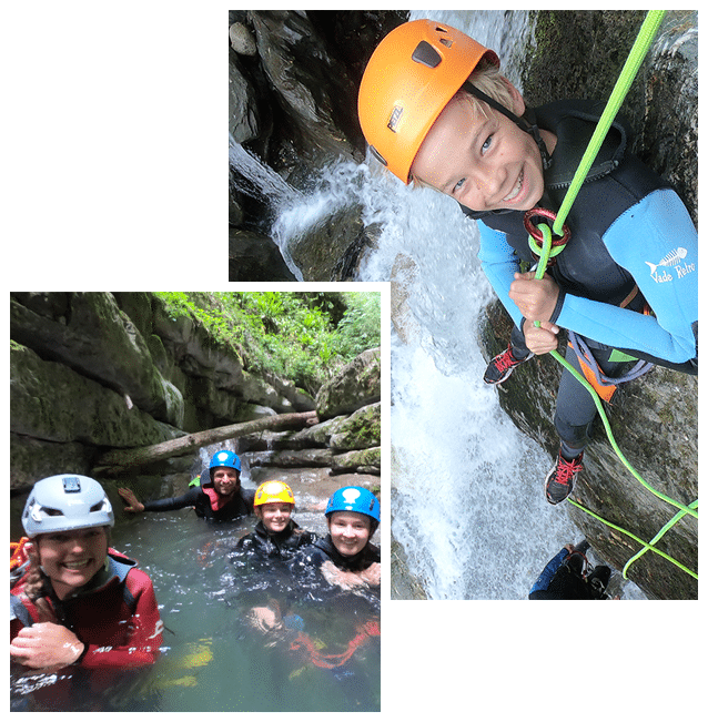 Canyoning proche de Valmorel en Savoie