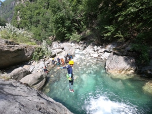 Canyoning de l’eau Rousse (Savoie)