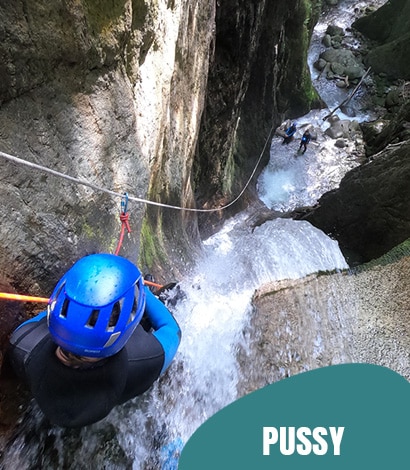Canyons de Pussy en Savoie