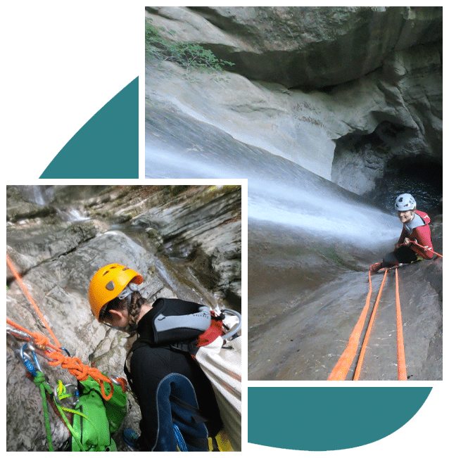 Stage de canyoning, initiations et perfectionnement