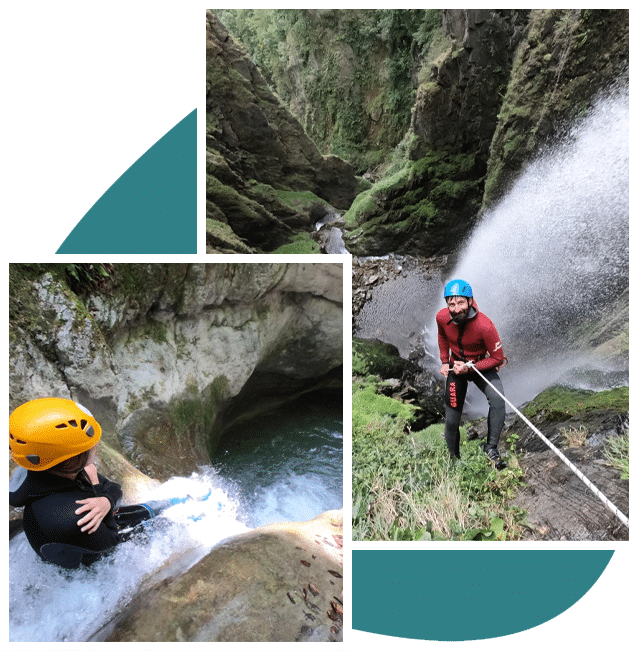 Stage de canyoning, initiations et perfectionnement